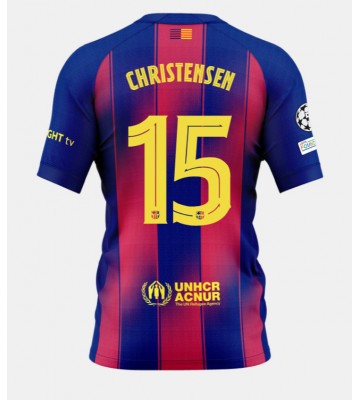 Barcelona Andreas Christensen #15 Replica Home Stadium Shirt 2025-26 Short Sleeve